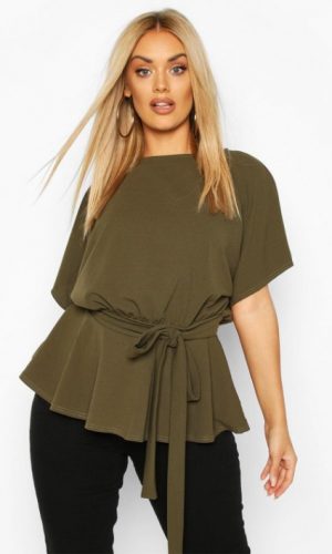 Блуза кокетка boohoo