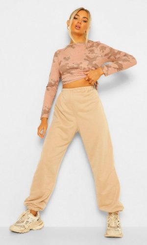 Бежеві спортивні бігові штани