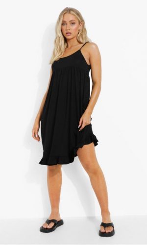 Сукня зі збірками на бретельках 