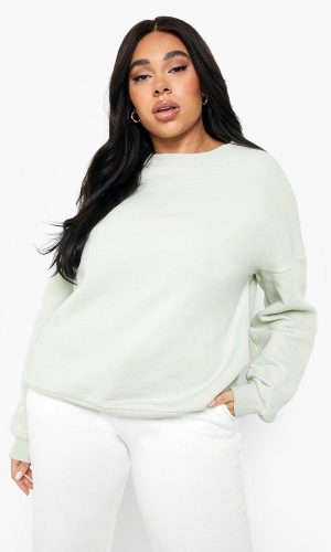 М'ятний жіночий светр оверсайз