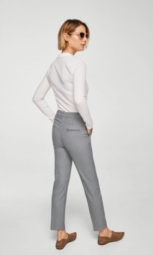 Жіночі сірі короткі штани брюки Mango 